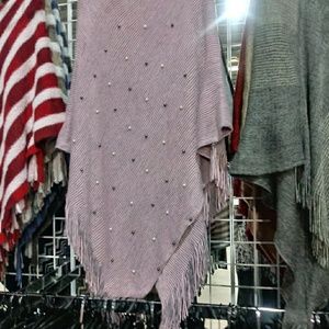 Women versatile sweater ponchos